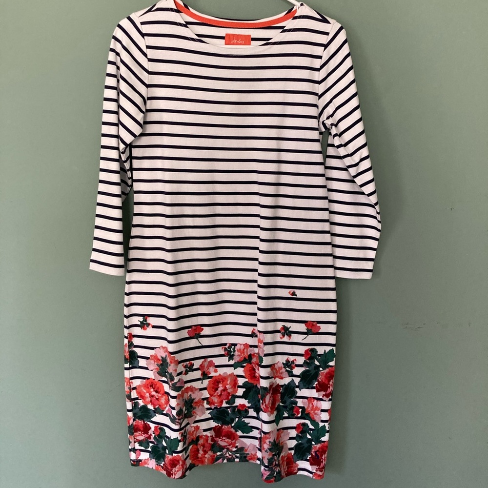 Striped, comfortable floral dress